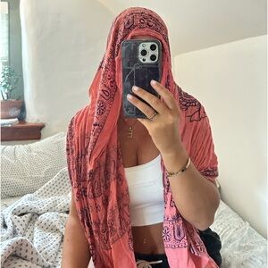 Pink pashmina